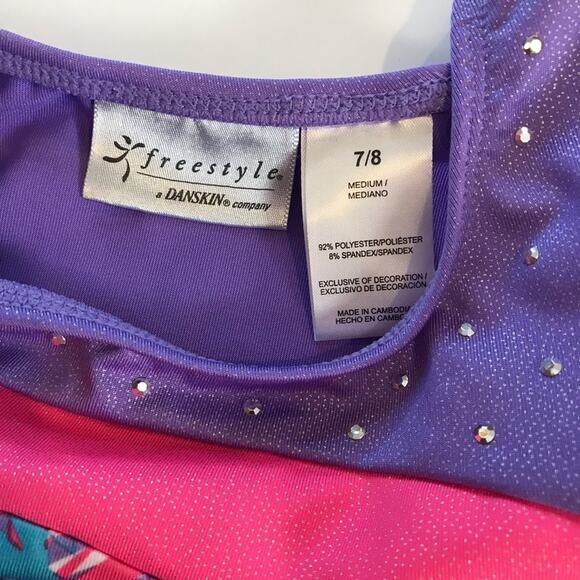 Freestyle Swimsuit Kids Girls One Piece Size 7/8 (set of two) - Picture 6 of 6